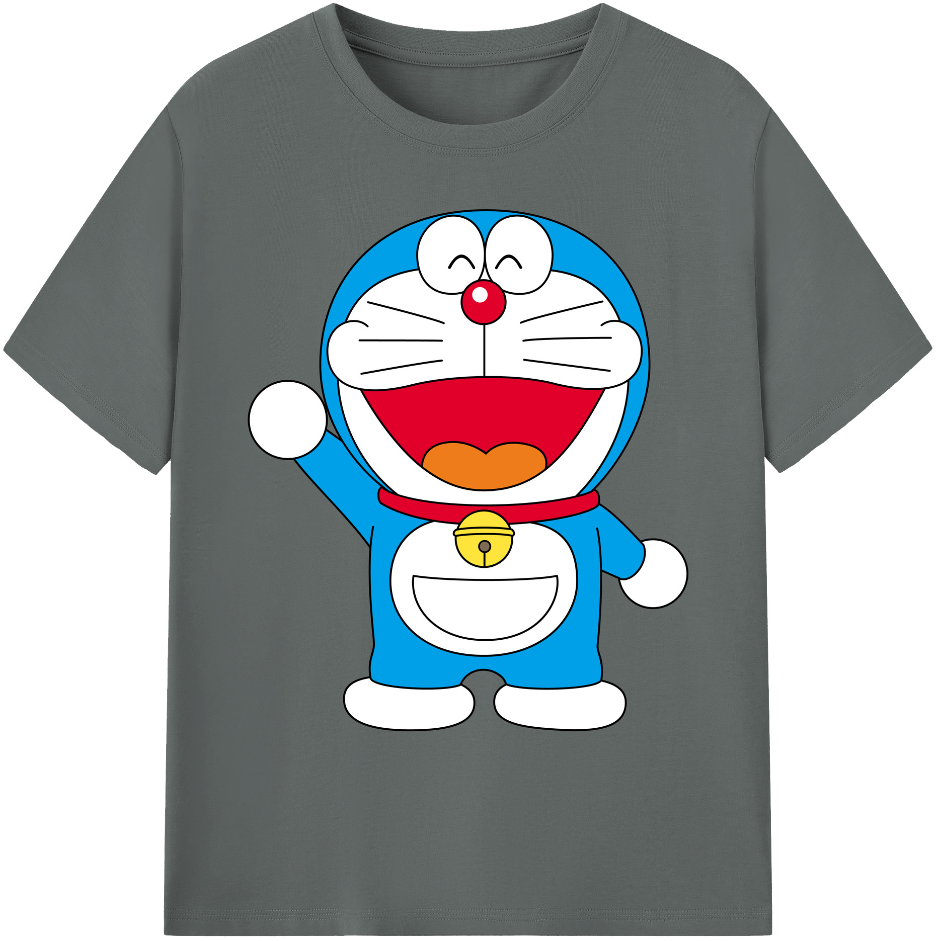 （画像用） ドラえもん Doraemon 綿100％ メンズ半袖Tシャツ｜肌触りやわらか＆通気性